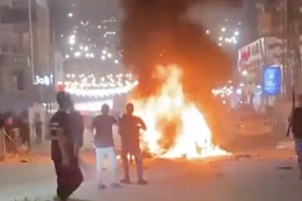 זירת תקיפת חוליית מחבלים שנסעה במכונית במחנה הפליטים ג׳נין (צילום: רשתות חברתיות, שימוש לפי סעיף 27א׳ לזכויות יוצרים)
