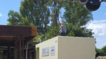 הנחת מיגונית בצפון לקראת פתיחת שנת הלימודים (צילום: דובר צה"ל)