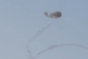 יירוט מעל רמות נפתלי (צילום: רשתות חברתיות, שימוש לפי סעיף 27א' לחוק זכויות יוצרים)