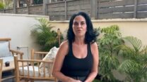 רישל צרפתי (צילום: מתוך סרטון מטה משפחות החטופים)