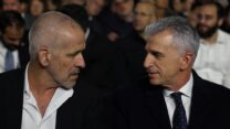 ראש המוסד דדי ברנע וראש השב״כ רונן בר (צילום: רונן זבולון, רויטרס)