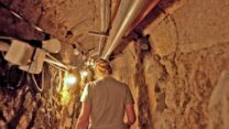 תעלת ניקוז מירושלים של תקופת הבית השני (צילום: אמיר אלג'ם, רשות העתיקות)
