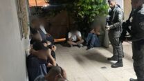 מעצר השב"חים בתל אביב (צילום: דוברות המשטרה)