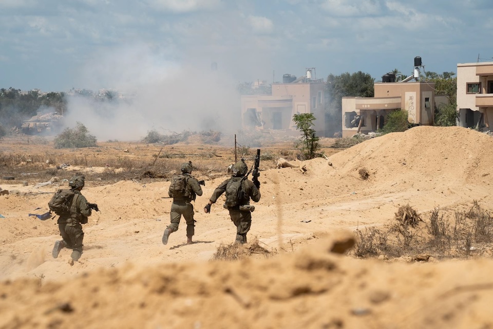 לוחמי צה״ל בפעילות בחאן יונס (צילום: דובר צה״ל)