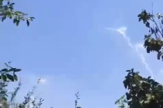 יירוט בשמי הגליל העליון (צילום: רשתות חברתיות, שימוש לפי סעיף 27א' לחוק זכויות יוצרים) יירוט בשמי הגליל העליון (צילום: רשתות חברתיות, שימוש לפי סעיף 27א' לחוק זכויות יוצרים)