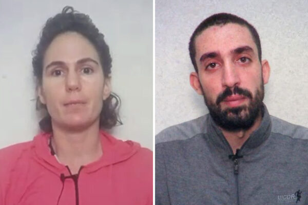 אורי דנינו וכרמל גת (צילומים: מתוך סרטוני חמאס)