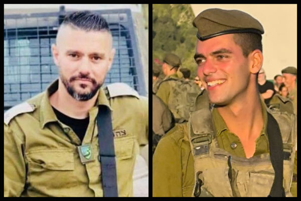 סמל תומר קרן (מימין) ורס"ן (במיל') נאיל פוארסה (צילומים: דובר צה"ל)