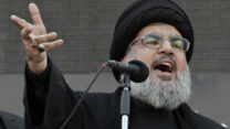 מזכ״ל ארגון חיזבאללה חסן נסראללה (AP Photo/Bilal Hussein, File)
