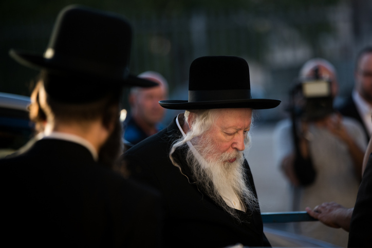 הרב יעקב אריה אלתר, אדמו"ר חסידות גור (צילום: יונתן זינדל/פלאש90)