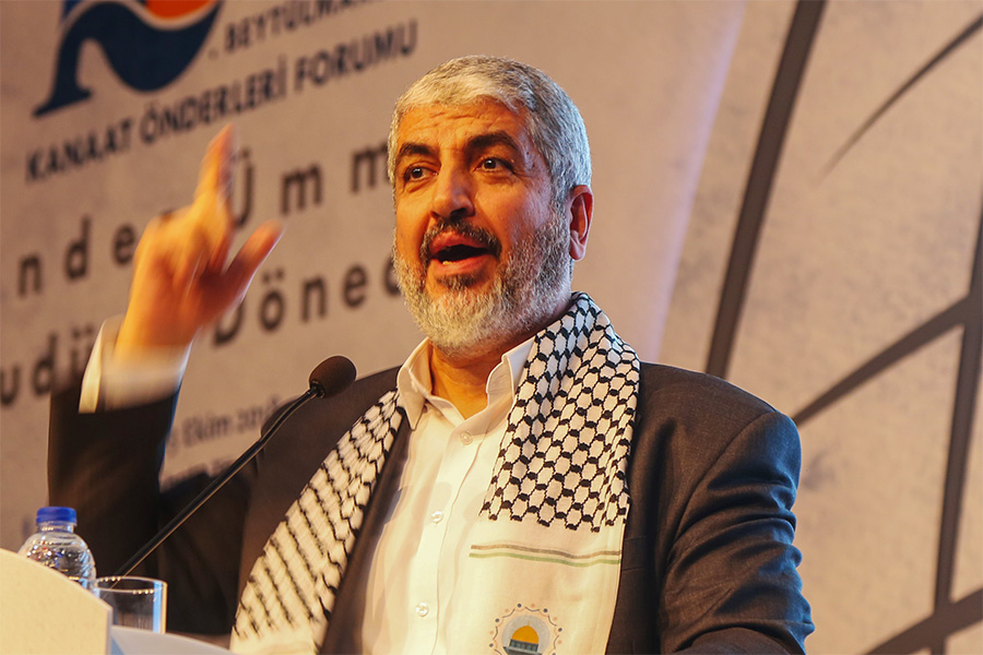 חאלד משעל (צילום: Momen Faiz/NurPhoto via Getty Images) חאלד משעל (צילום: Momen Faiz/NurPhoto via Getty Images)