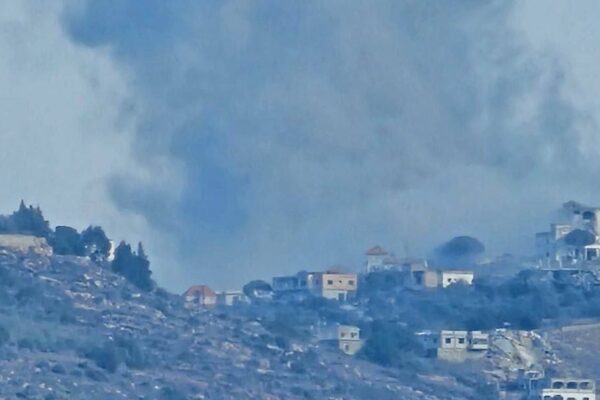 תקיפה בכפר כילא בדרום לבנון (צילום: רשתות חברתיות)