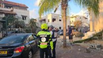 זירת נפילה בקריית ביאליק (צילום: מד"א)