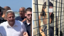 העצורה נועה גולדנברג, ובן גביר בחוף הים (צילומים: מתוך רשתות חברתיות, לפי סעיף 27א לחוק זכויות היוצרים)