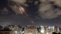יירוט טילים בליסטיים ששוגרו מאיראן (צילום: REUTERS/Amir Cohen)