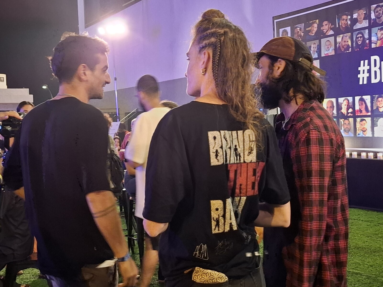 טקס הזיכרון של שבט הנובה לנרצחים במסיבות ב-7 באוקטובר (צילום: הדס יום טוב)