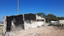 המתבן השרוף בעלומים (צילום: יסקי אדריכלים)