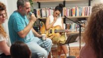 בר חפץ בערב הזיכרון בירושלים (צילום: אמיתי פרץ)