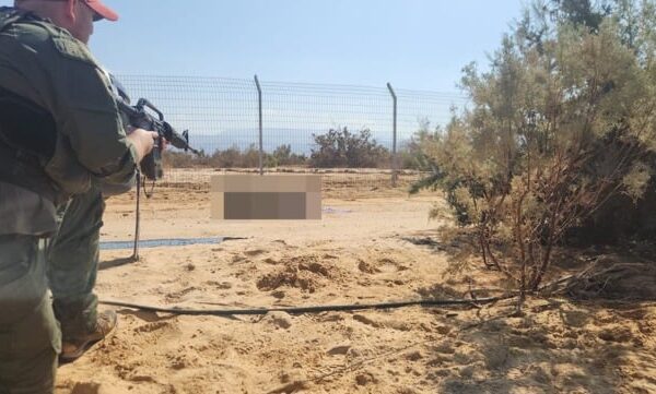 זירת הפיגוע בדרום ים המלח (צילום: רשתות חברתיות, לפי סעיף 27א לחוק זכויות היוצרים)