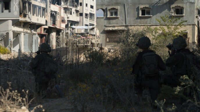 כוחות צה"ל ממשיכים לפעול בדרום לבנון וברצועת עזה (צילום: דובר צה"ל)