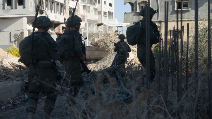 כוחות צה"ל ממשיכים לפעול בדרום לבנון וברצועת עזה (צילום: דובר צה"ל)