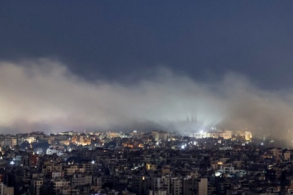 אזור תקיפה של צה״ל בביירות (צילום: Mohamed Abd El Ghany/ REUTERS)