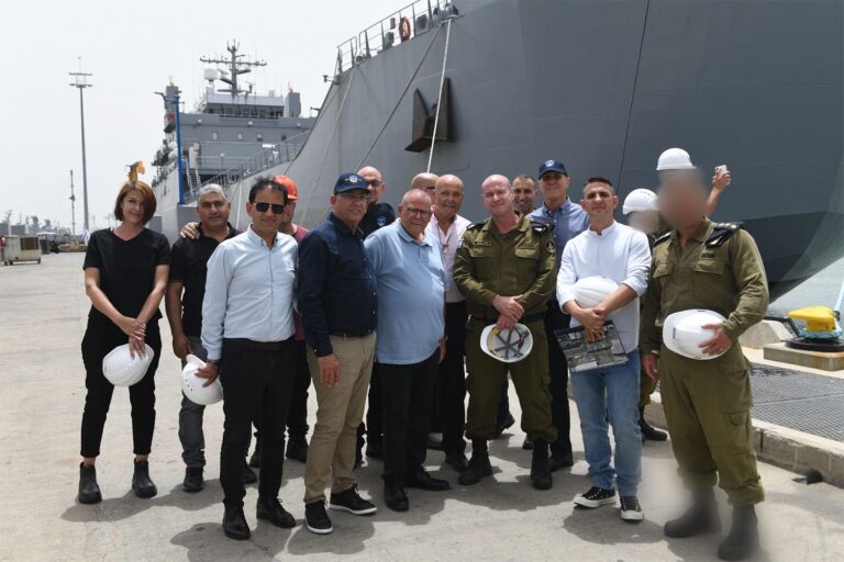 ביקור בנמל חיפה