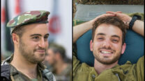 סרן יוגב פזי (מימין) וסמ"ר נועם איתן (צילומים: דובר צה"ל)