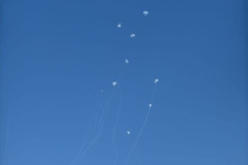 יירוטים מעל מפרץ חיפה (צילום: רשתות חברתיות, שימוש לפי סעיף 27א' לחוק זכויות יוצרים)