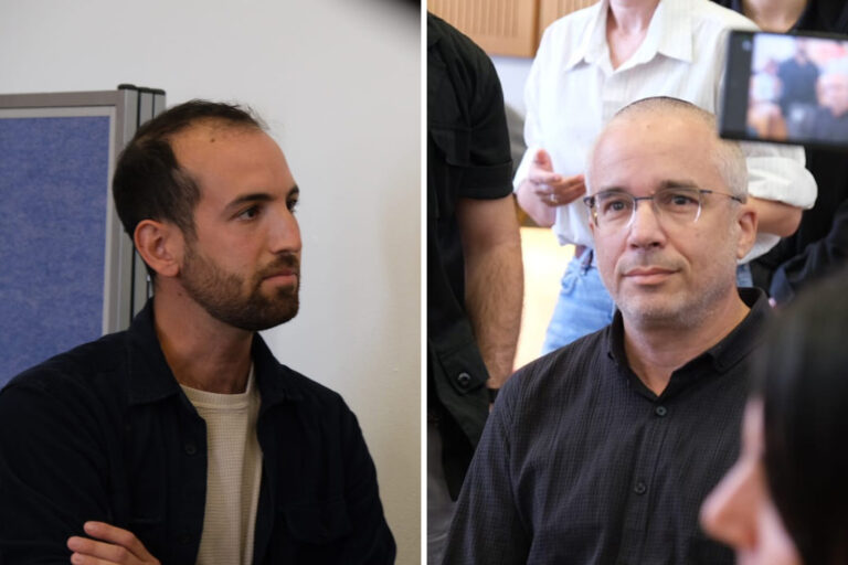 יובל כאהן (מימין) ואביב ברדיצ'ב (צילומים: דוד טברסקי)
