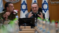 שר הביטחון ישראל כ"ץ והרמטכ"ל הרצי הלוי (צילום: אריאל חרמוני, משרד הביטחון)