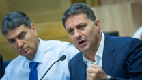 חיים ביבס (מימין) ושי חג'ג' (צילום: יונתן זינדל/פלאש 90)