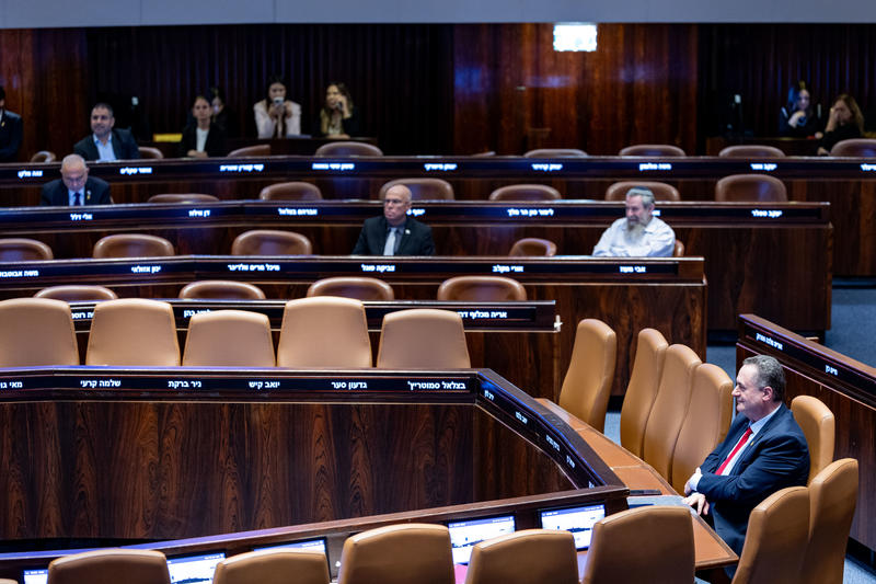 הדיון במליאת הכניסת על מינוי ישראל כ״ץ לשר הביטחון (צילום: יונתן זינדל/ פלאש90) הדיון במליאת הכניסת על מינוי ישראל כ״ץ לשר הביטחון (צילום: יונתן זינדל/ פלאש90)