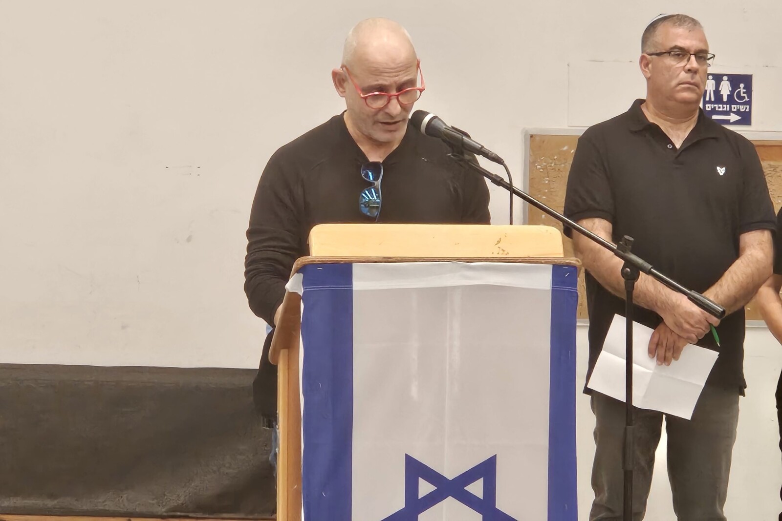 אבי מדינה, נציג קיבוץ דפנה (צילום: מאיה רונן)