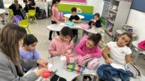 שיעור בחצור הגלילית (צילום: בית ספר אברט)