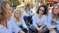 עידית אהל (מימין), ניבה ונקרט, סימונה שטינברכר וצופית גרנט (צילום: אלי אלעזר, משמרת 101)