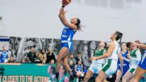 ג'ני סימס במשחק מול אירלנד (צילום: fiba.com)
