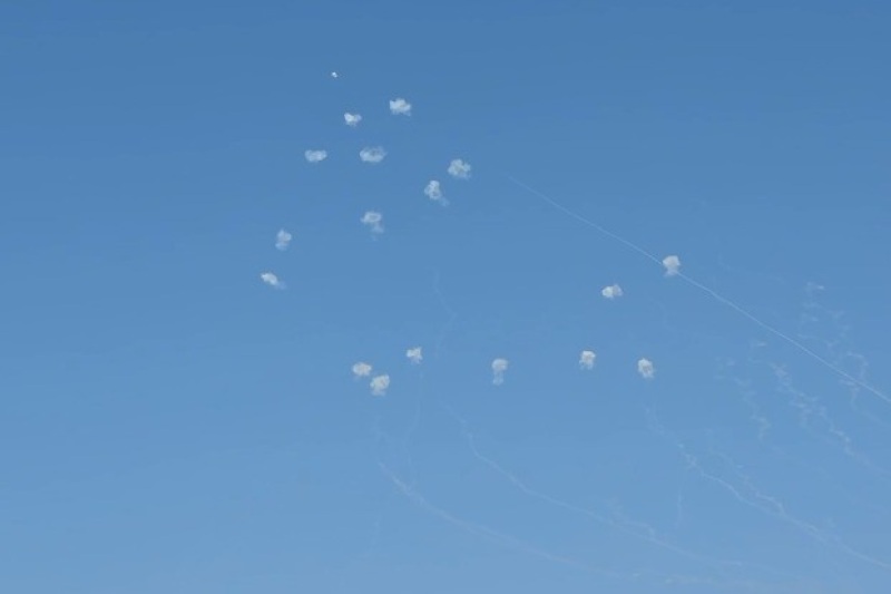 יירוטים בשמי חיפה והקריות (צילום: רשתות חברתיות, שימוש לפי סעיף 27א' לחוק זכויות יוצרים)