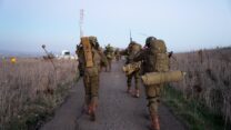 כוחות אוגדה 210 במרחב החיץ בין ישראל לסוריה (צילום: דובר צה"ל)