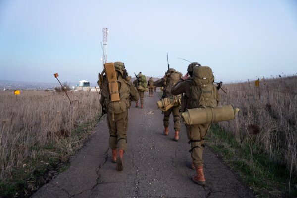כוחות אוגדה 210 במרחב החיץ בין ישראל לסוריה (צילום: דובר צה"ל)