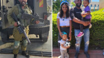 אורי טדלה עם משפחתו ובמילואים (צילומים: אלבום פרטי)