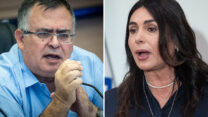שרת התחבורה מירי רגב ויו"ר ועדת הכלכלה דוד ביטן (צילומים: יונתן זינדל/פלאש 90)