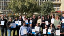 מסיימי קורס מנהיגות צעירה (צילום: אגף צעירים ומנהיגות)