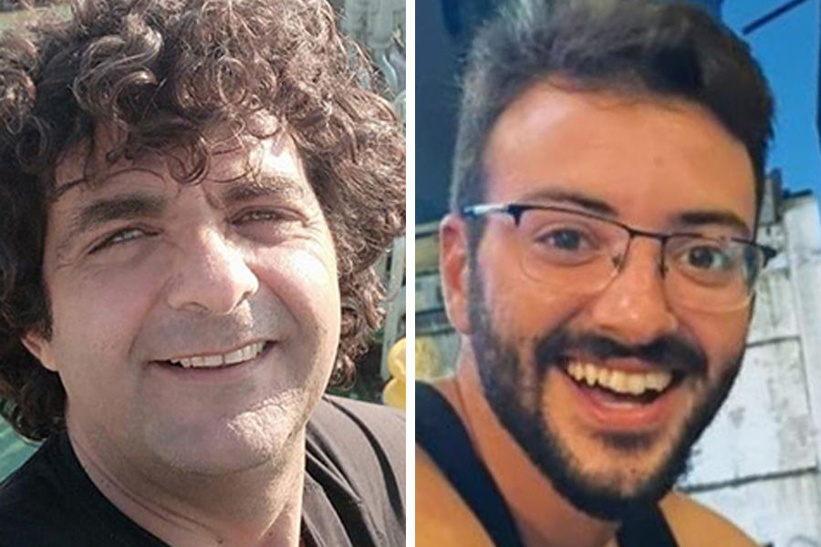 אלון שמריז וזיו שופן (צילומים: אלבומים פרטיים) אלון שמריז וזיו שופן (צילומים: אלבומים פרטיים)