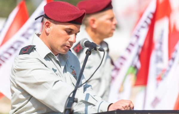 מפקד חטיבת הצנחנים, אלוף משנה עמי ביטון (צילום: דובר צה״ל)