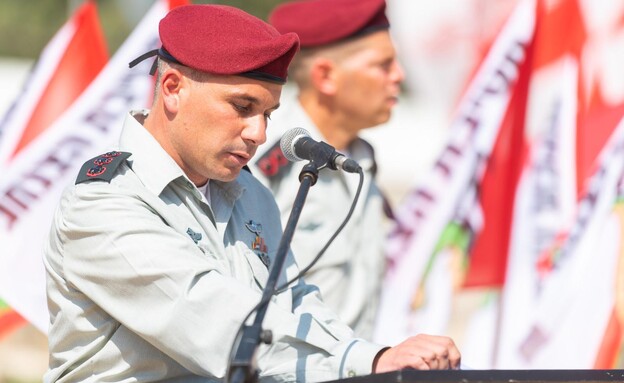 מפקד חטיבת הצנחנים, אלוף משנה עמי ביטון (צילום: דובר צה״ל)