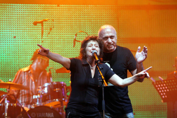 קורין אלאל ומיקי גבריאלוב, 2009 (צילום: רוני שוצר/פלאש 90)