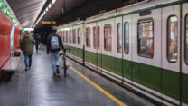 תחנת מטרו במילאנו, איטליה (צילום: יהב גמליאל/פלאש90)