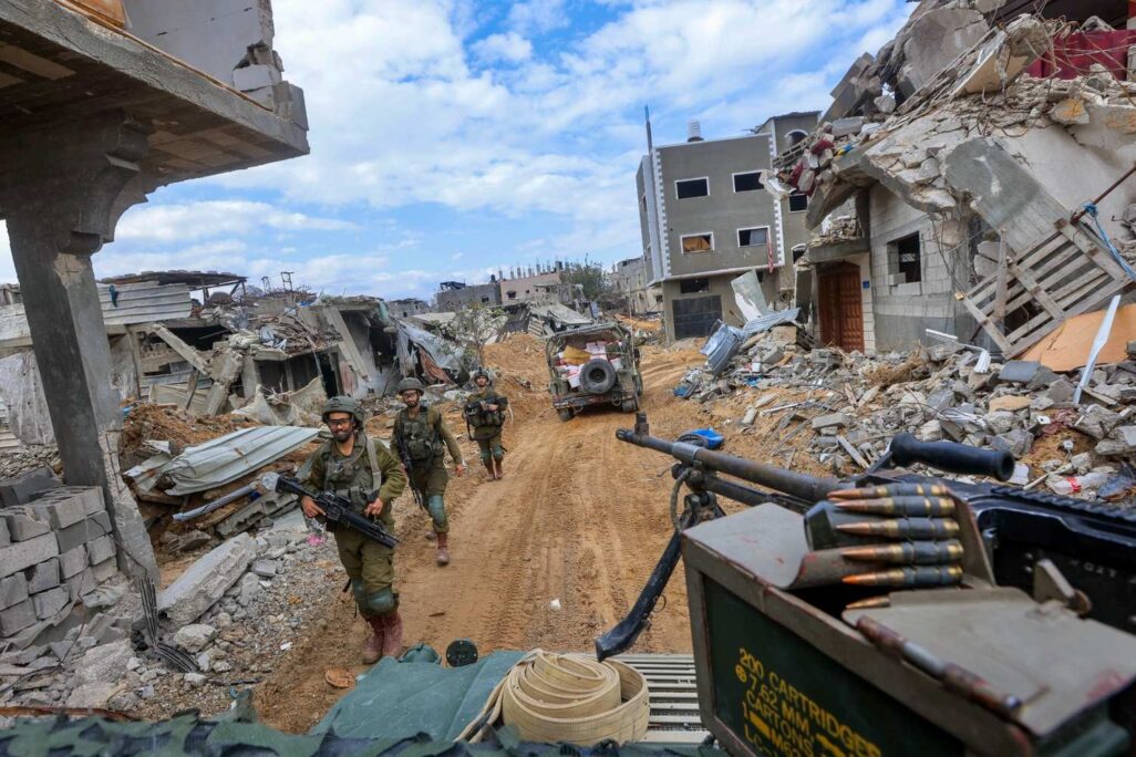 לוחמי צה״ל בצפון רצועת עזה (צילום: אורן כהן/ פלאש90) לוחמי צה״ל בצפון רצועת עזה (צילום: אורן כהן/ פלאש90)