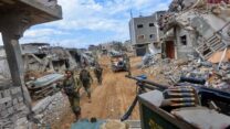 לוחמי צה״ל בצפון רצועת עזה (צילום: אורן כהן/ פלאש90)
