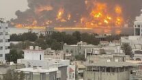 אזור שהותקף על ידי חיל האוויר בתימן (צילום: רשתות חברתיות)